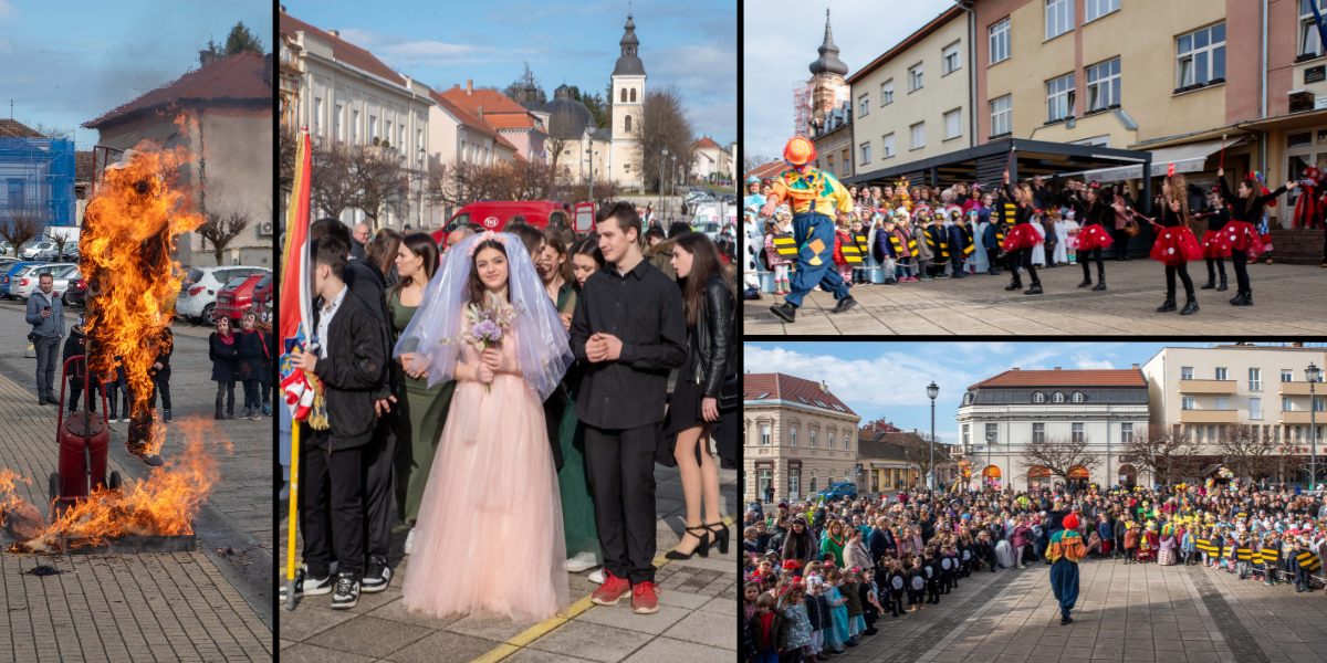 [FOTO] Kraj ovogodišnje daruvarske maškarade: ključevi Grada vraćeni dogradonačelnici