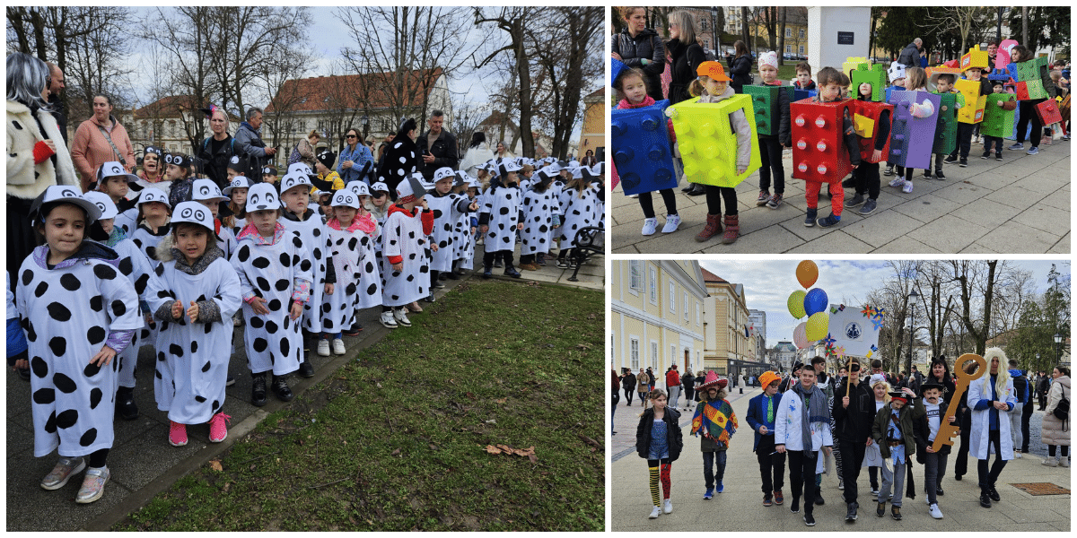 [FOTO] Maškare zavladale Bjelovarom, pogledajte atmosferu u središtu grada