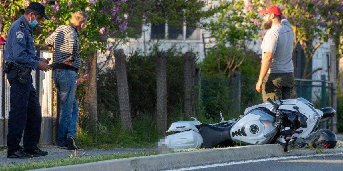 Vozač motora kod Bjelovara izazvao tešku nesreću