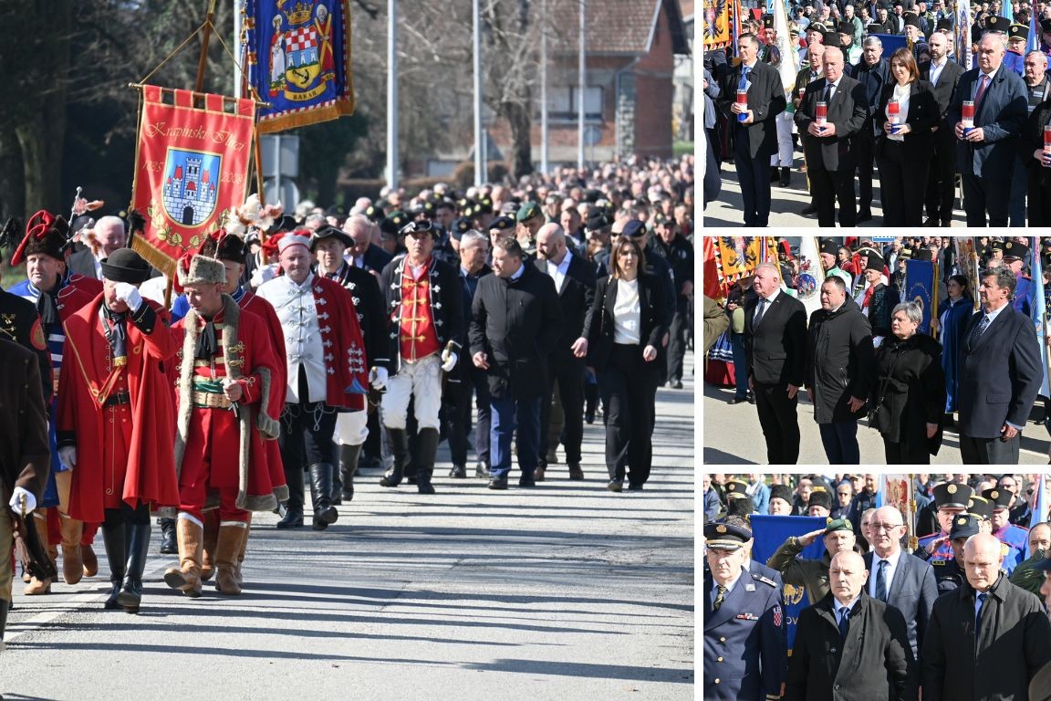 [FOTO] Mimohodom pobjednika u Pakracu obilježena 33. obljetnica početka Domovinskog rata