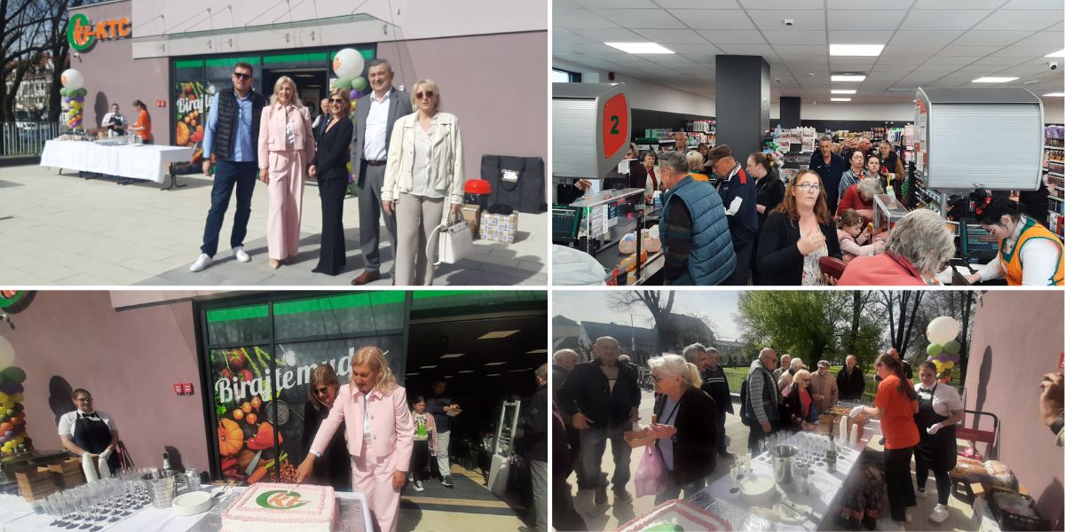 [FOTO] Otvoren novi KTC-ov supermarket u centru Bjelovara: ‘Uložili smo oko 1.5 milijuna eura’