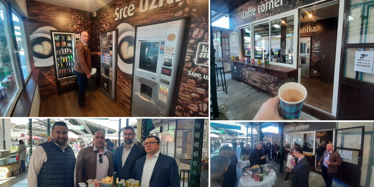 [FOTO] Na gradskoj tržnici otvoren prvi coffe corner u Bjelovaru. Kušali smo kavu i vruću čokoladu...