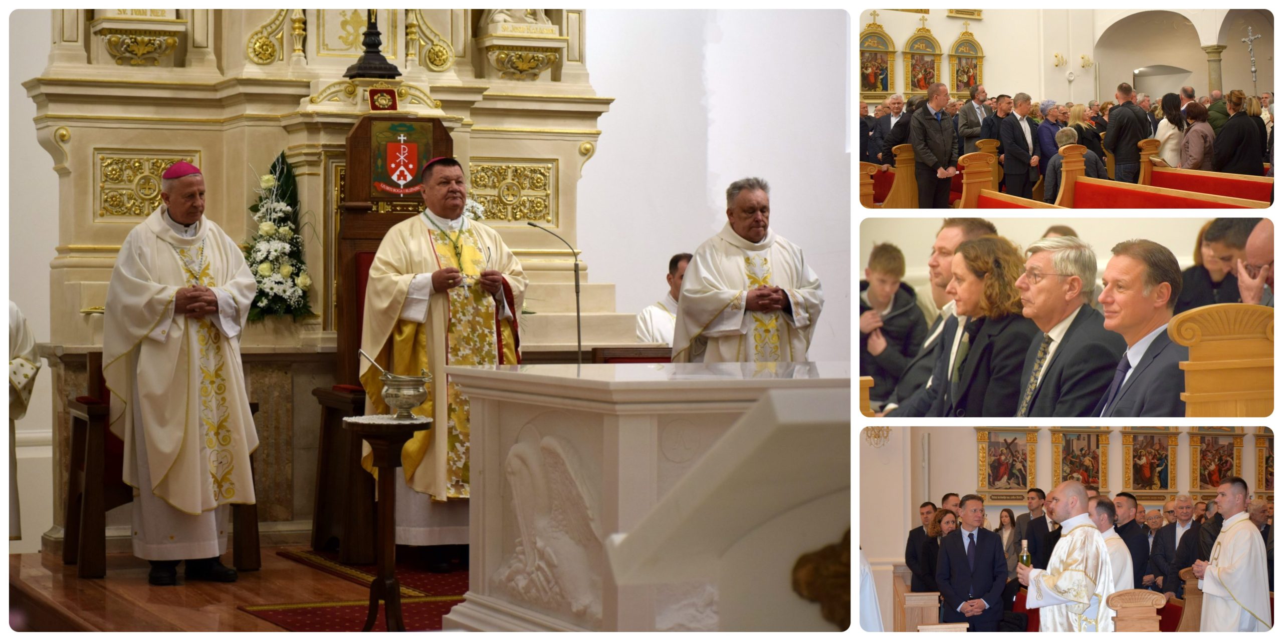 [FOTO] Na posvetu obnovljene katedrale i oltara svete Terezije Avilske stigli brojni gosti