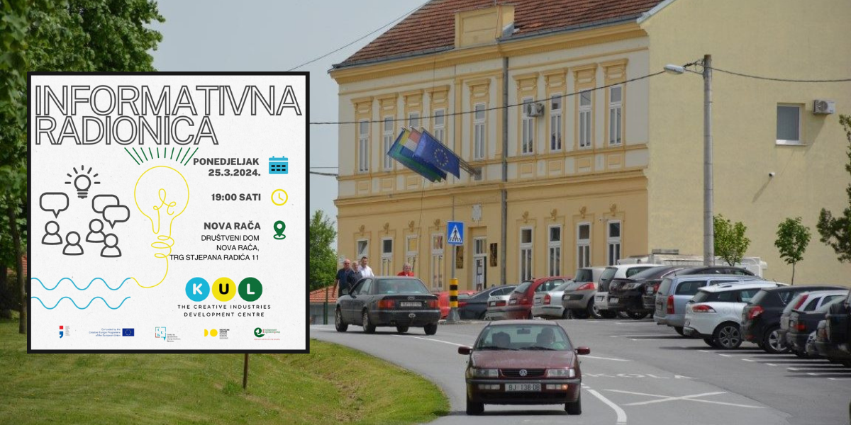 Pozivamo vas u Novu Raču na zanimljivu radionicu o kreativnim industrijama!