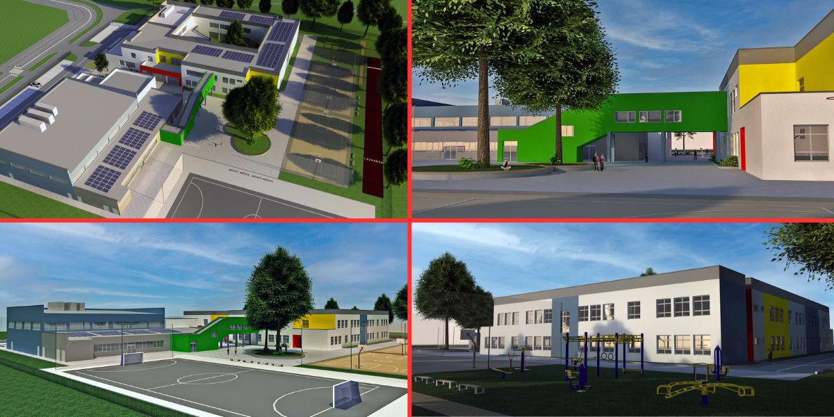 [FOTO] Evo kako će izgledati nova škola s modernom dvoranom za 530 učenika!
