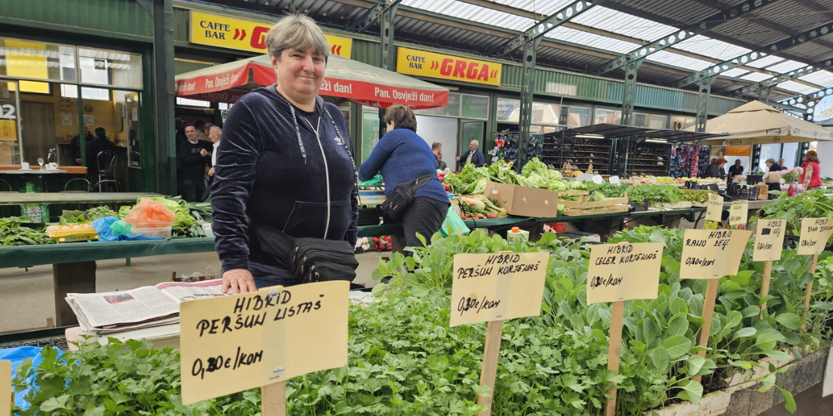 Bjelovarska tržnica sve je zelenija: Ovo su ovogodišnje cijene flanaca