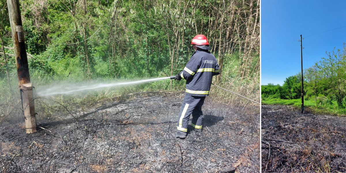 Spriječena veća katastrofa nakon što se u Višnjevcu zapalio strujni kabel