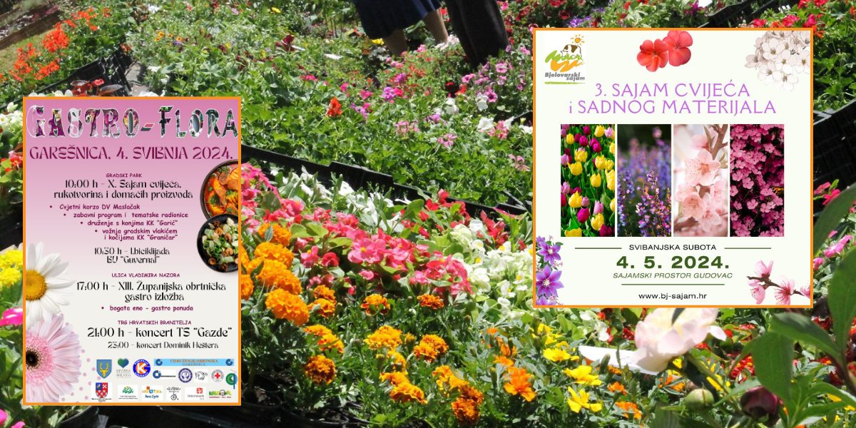 Cvjetna rapsodija: Ovog vikenda najljepše cvijeće možete nabaviti u Garešnici i Gudovcu