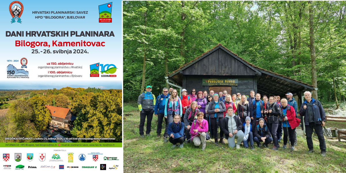 Dani hrvatskih planinara na Planinarcu. Slavi se i 100 godina HPD-a Bilogora