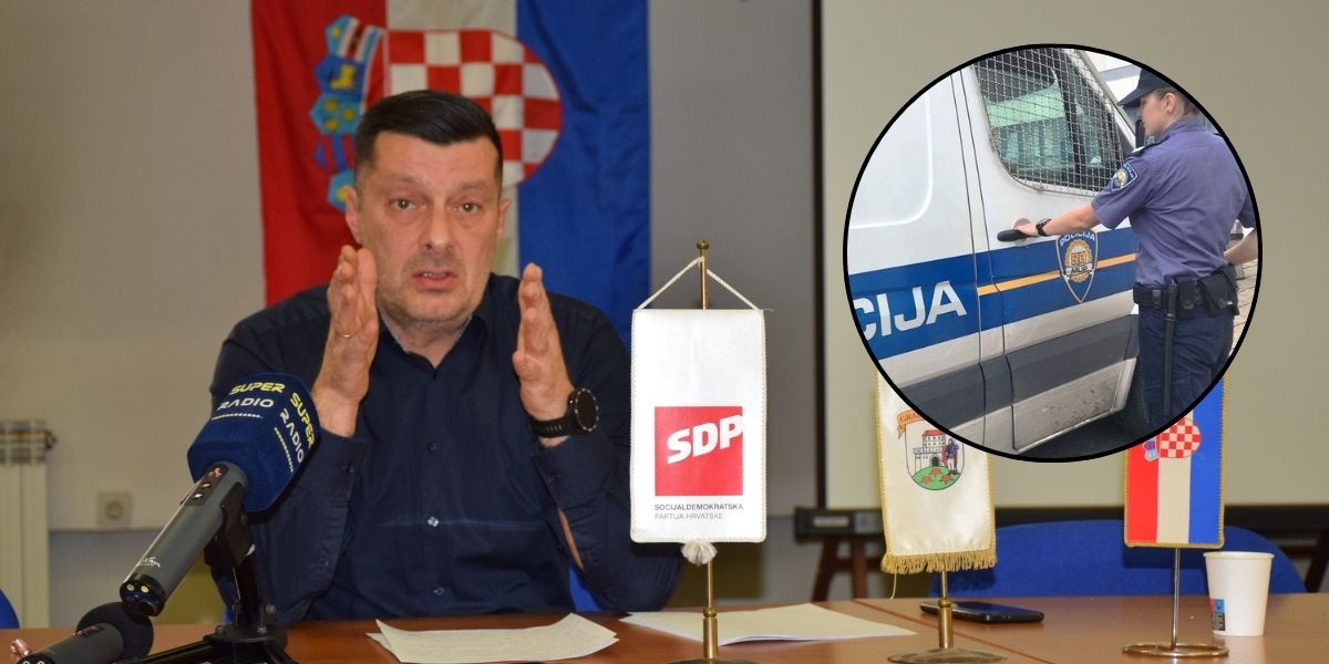 Predsjednik bjelovarskog SDP-a prenoćio na policiji