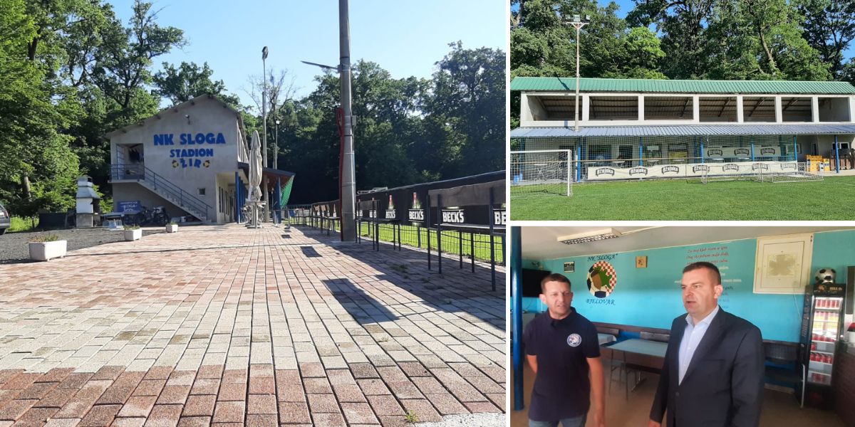 [FOTO] NK Sloga ima sve bolje uvjete: Nova terasa, navodnjavanje terena, a u planu su i dodatna igrališta