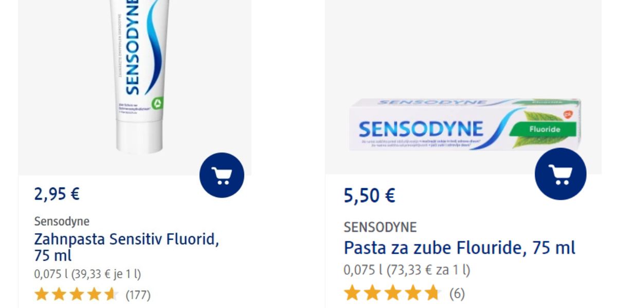 Mala zemlja za velike cijene: Pasta za zube u Hrvatskoj gotovo duplo skuplja nego u Njemačkoj?