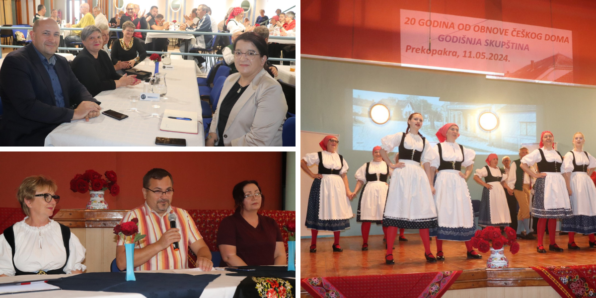 Češka beseda Prekopakra kulturno-umjetničkim programom uveličala godišnju skupštinu