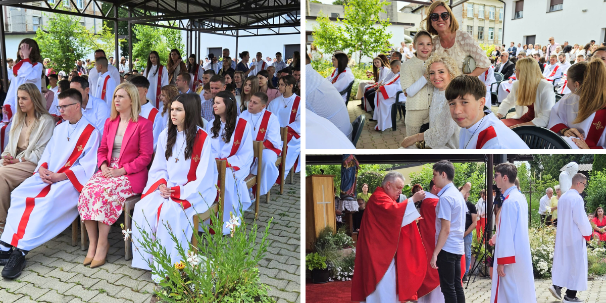 [FOTO] Divan dan u bjelovarskoj Župi sv. Antuna Padovanskog: Mladi vjernici primili sakrament Krizme