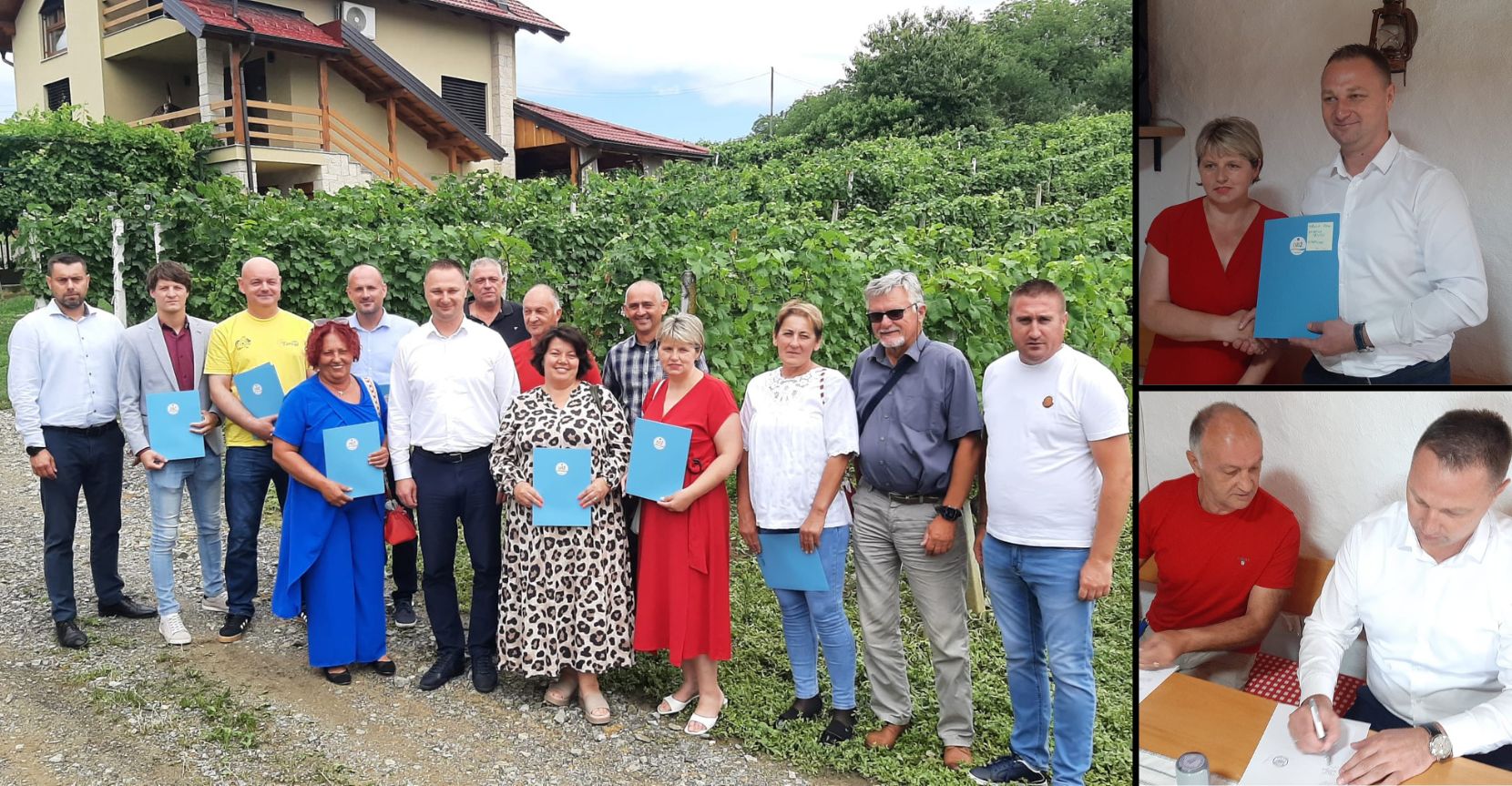 [FOTO] Župan Marušić potpisao ugovore s poljoprivrednim udrugama vrijedne više od 18 tisuća eura