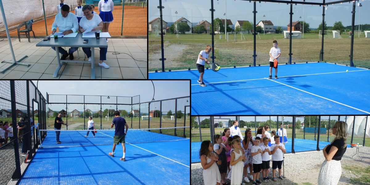 Svečano otvoren teren za padel! Stižu i dva nova teniska terena...