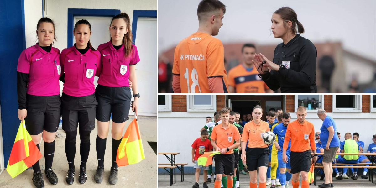 Kristina i Željana Katarina sutkinje su u nogometu gdje vrijeđanja ne manjka, ali podrška prevladava!