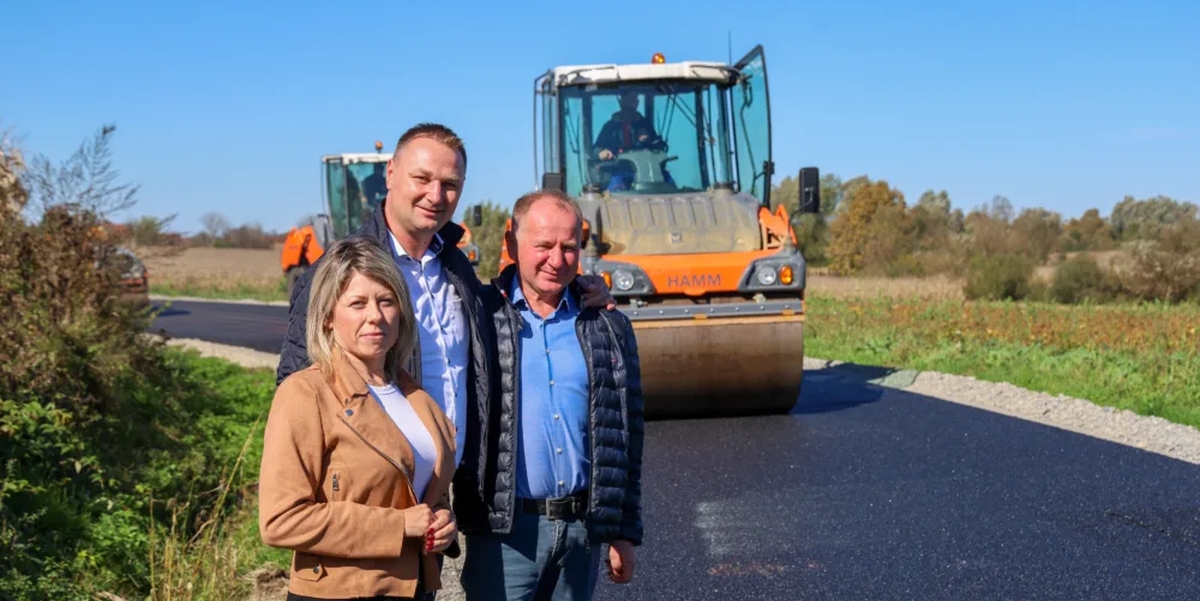 Župan Marušić obišao radove na prometnici Srijedska-Stara Plošćica
