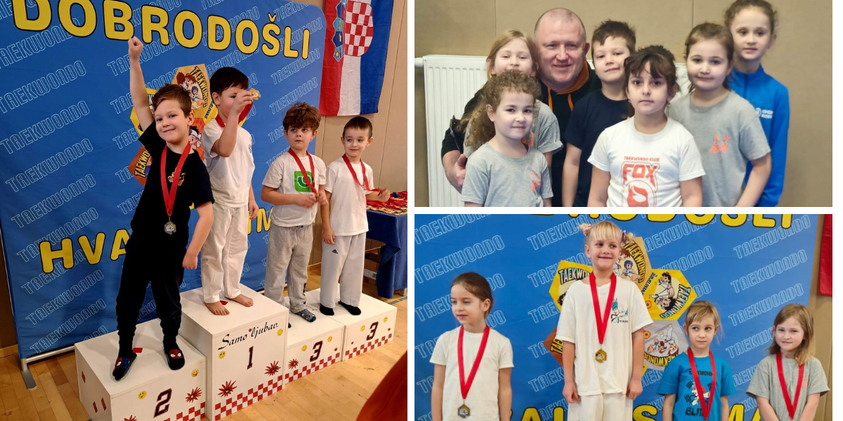 Nova zapažena postignuća malih Foksića: Iz zagrebačke Dubrave donijeli 12 medalja