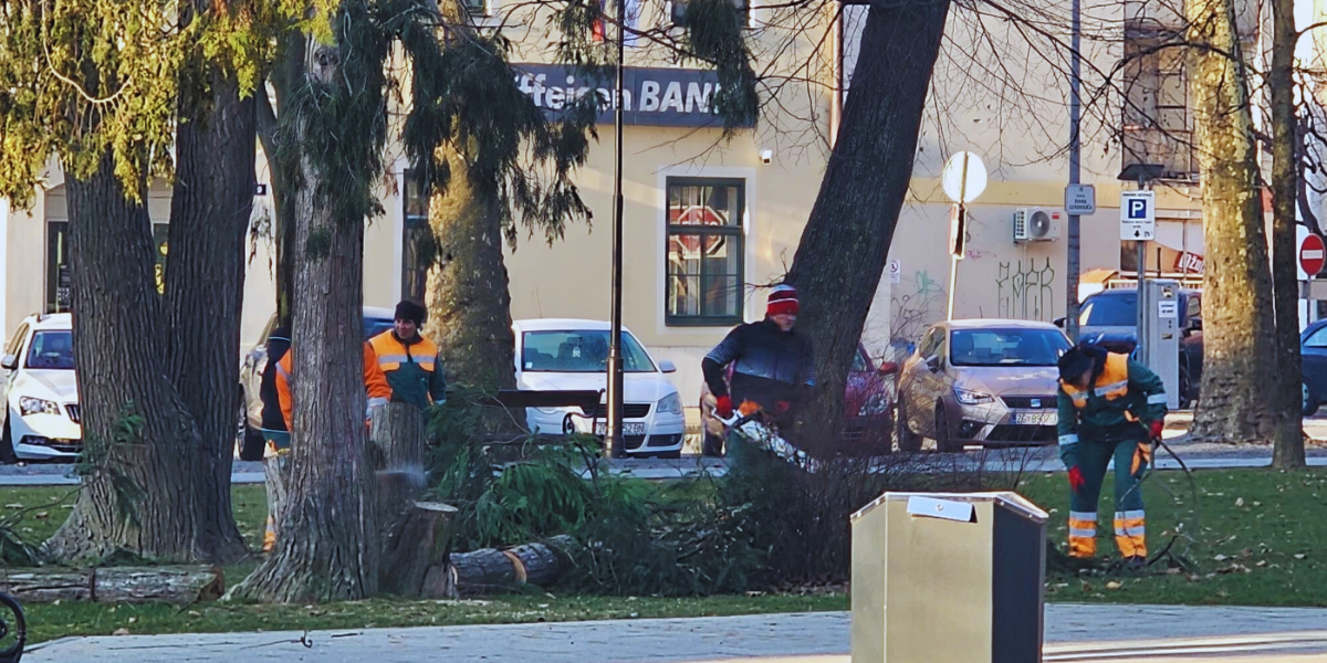 Oprez: Radovi u parku u punom jeku, pogledajte što je sve na meti