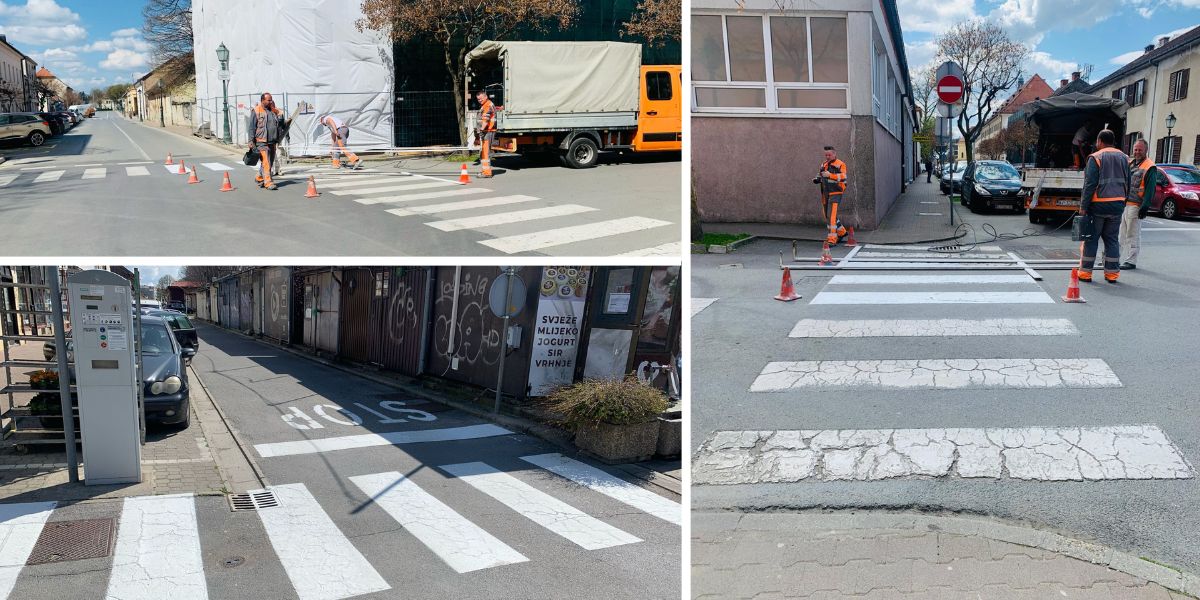 [FOTO] Ovih dana u prometu budite posebno oprezni, u tijeku je iscrtavanje važnih prijelaza