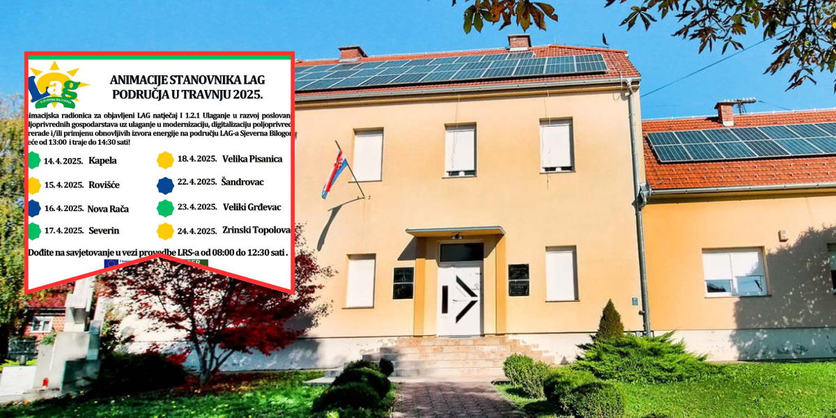 Dođite na individualne animacije i saznajte što radi Lokalna akcijska grupa