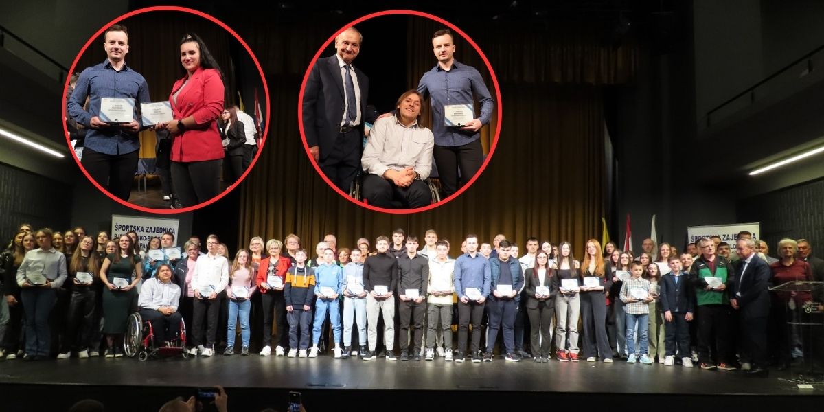 [FOTO] Tihana Rab i Miran Maričić najbolji su sportaši Bjelovarsko-bilogorske županije u 2024. godini