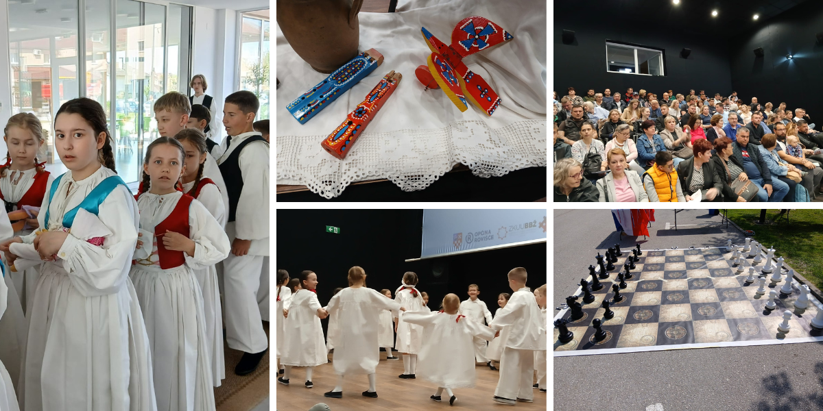 [FOTO] U jednoj je općini cijeli današnji dan podređen djeci, od folklora do igara