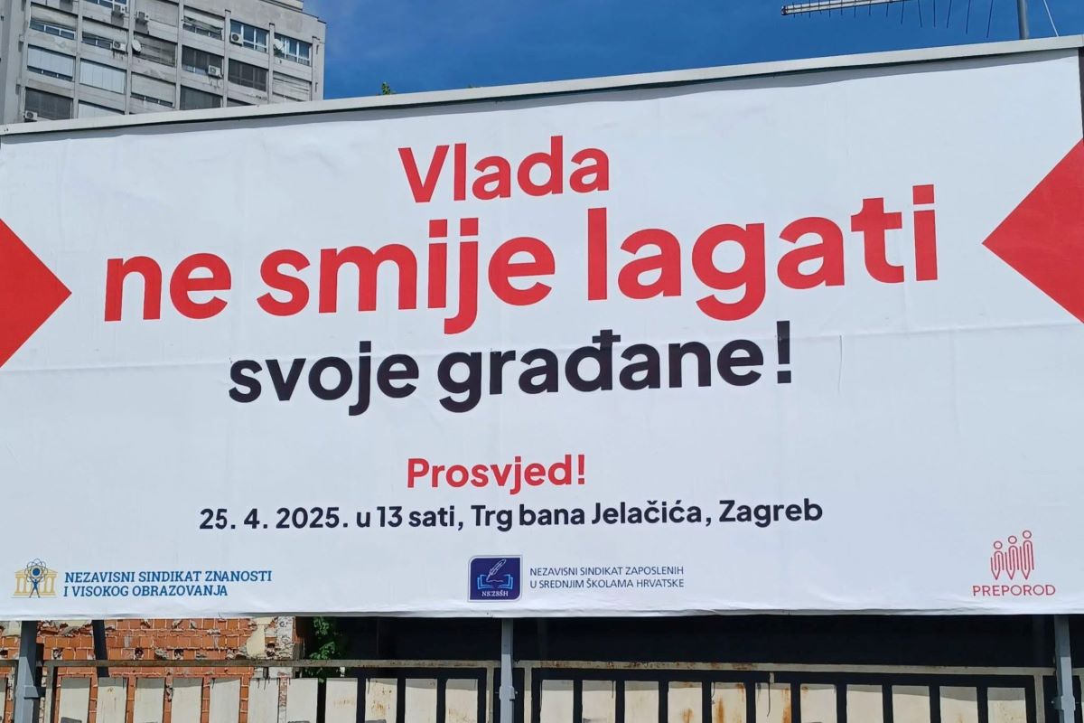 VEĆE BI PLAĆE, A NEPISMENI Prosvjetari zovu na prosvjed, zovu na štrajk, a ne znaju pravopis