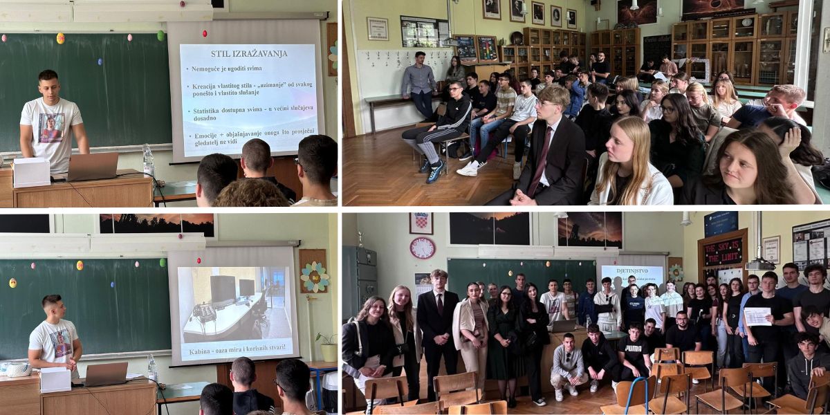 Naš mladi sportski komentator održao sjajno predavanje, evo koje je savjete uputio ambicioznim srednjoškolcima