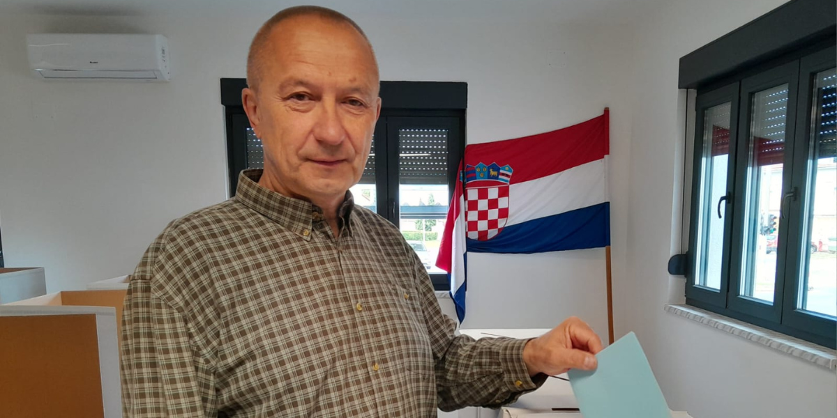 Na biralište je odmah ujutro izašao Nenad Nekvapil