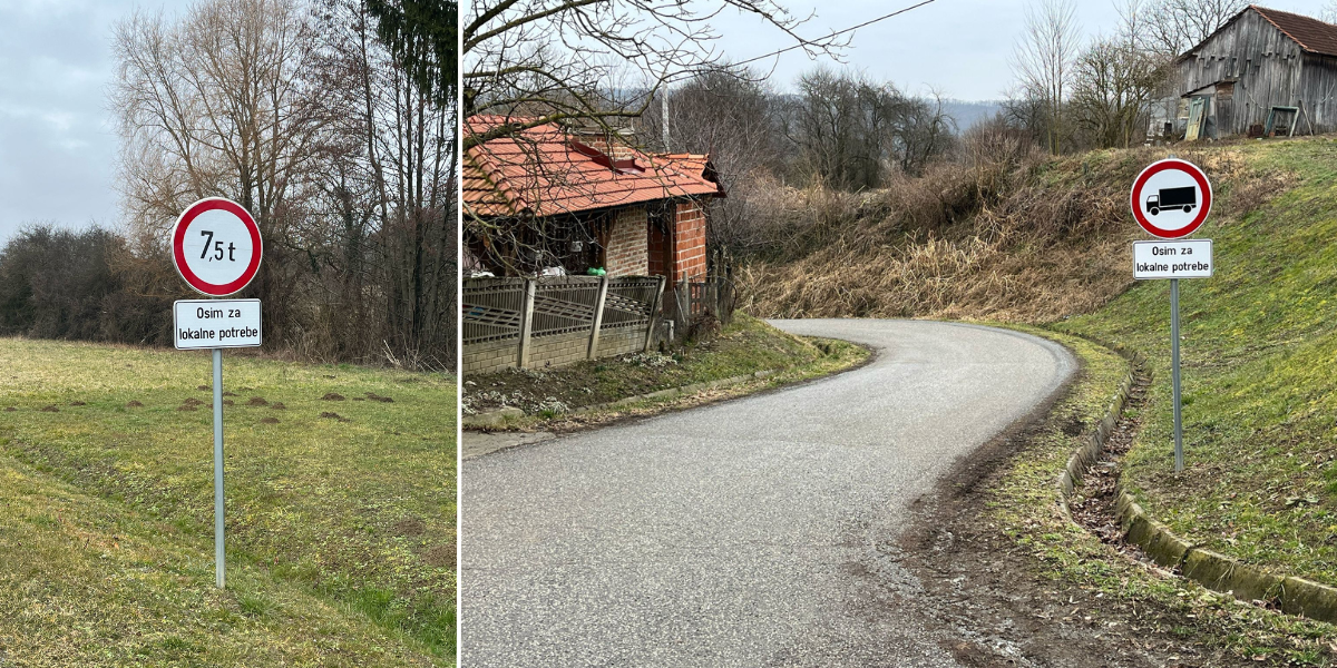 Kako bi očuvali prometnice, u Šandrovcu su uveli novu regulaciju prometa