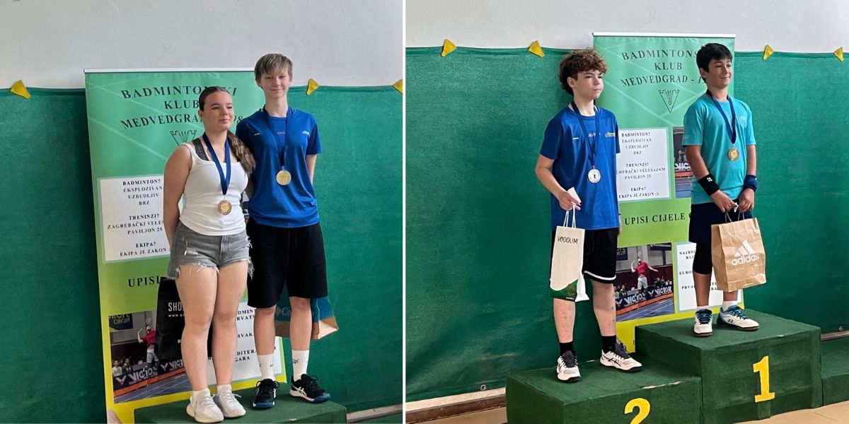 Bjelovarski badmintonaši igrali zapažene uloge: Čestitamo!