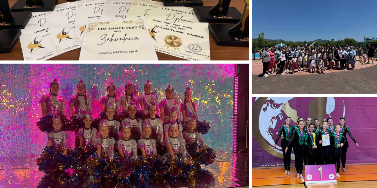 [FOTO] Čazmanske mažoretkinje pomele konkurenciju: Sa dva natjecanja vratile se bogatije za mnoštvo medalja