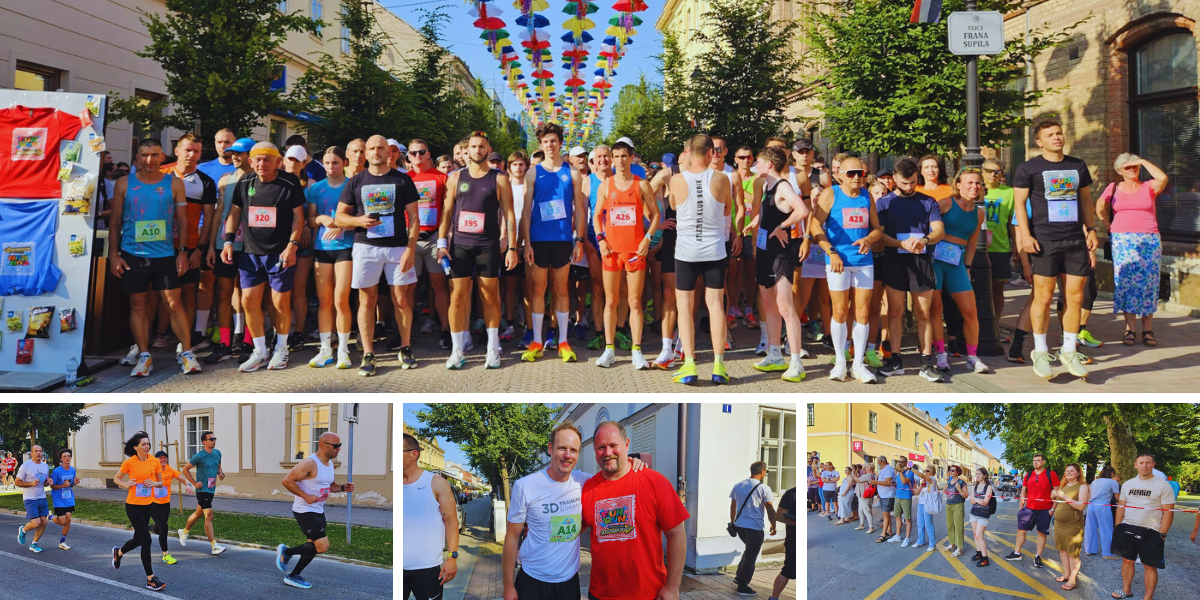 [FOTO I VIDEO] Fun Run grad pretvorio u sportsku pozornicu: Bjelovar ugostio rekordnih 500 trkača na najzabavnijoj utrci