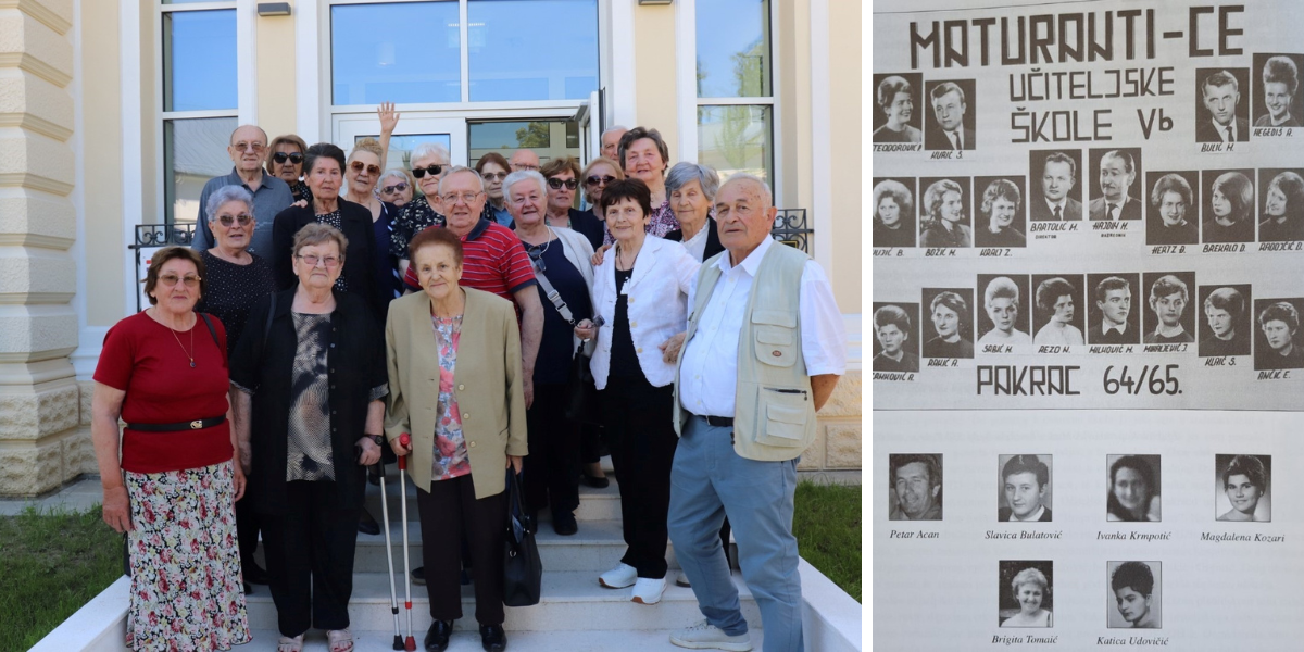[FOTO] Generacija znanja: Posljednji maturanti Učiteljske škole u Pakracu obilježili veliku obljetnicu