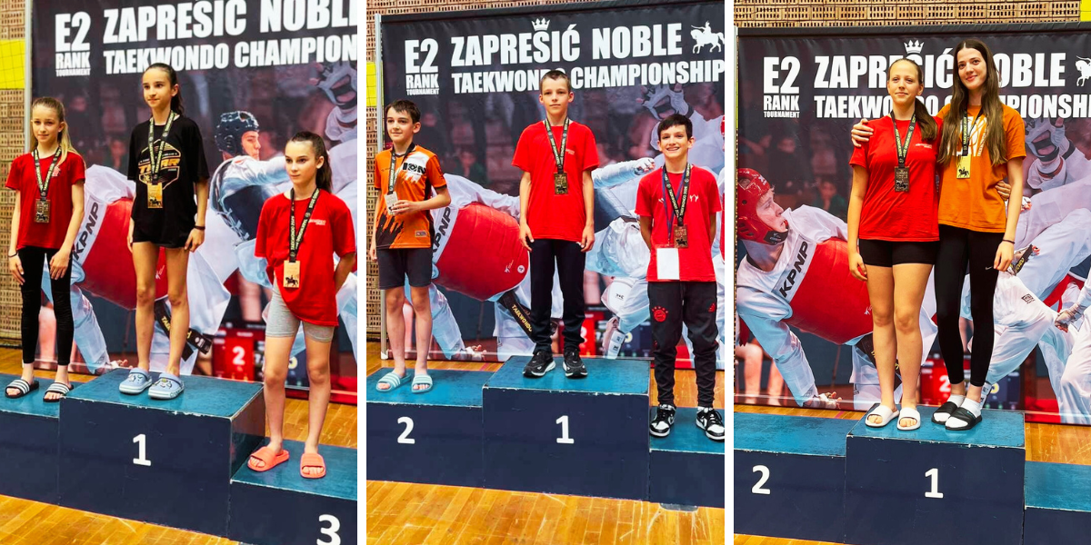 Nastavak odličnih postignuća za bjelovarske Omege: Iz Zaprešića s tri medalje