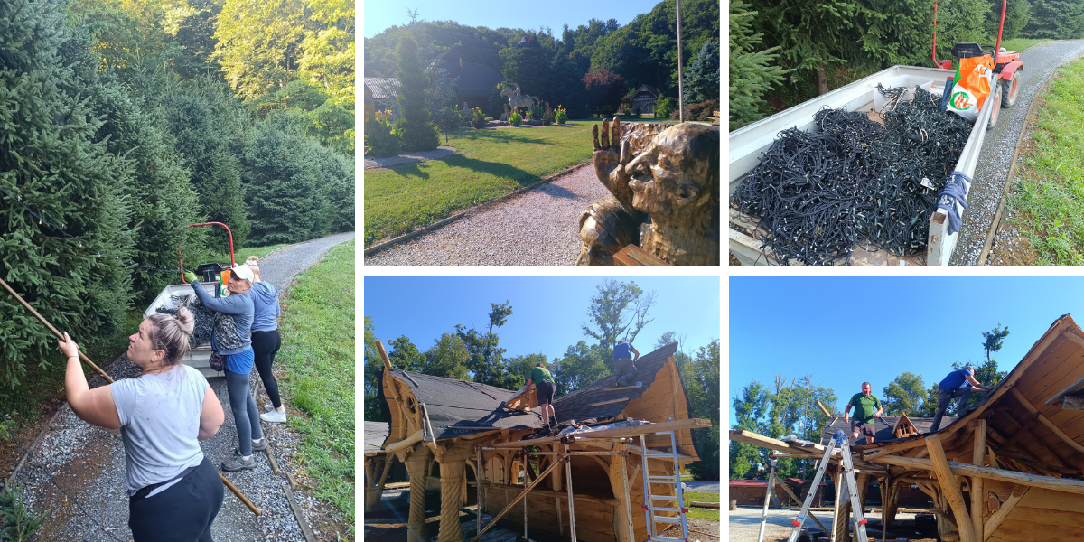 [FOTO] Vjerovali ili ne božićna čarolija već kreće: Počelo postavljanje prvih lampica za najčarobnije doba godine!