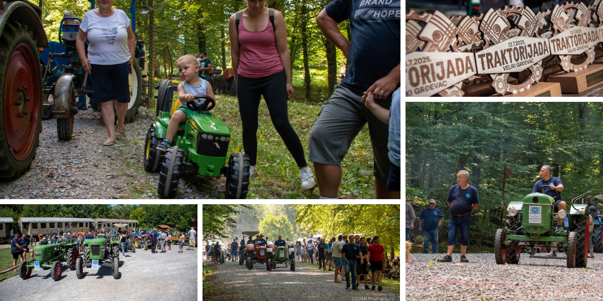 [FOTO] Nešto sasvim drugačije: Oldtimer traktori ukrali show u srcu Bilogore