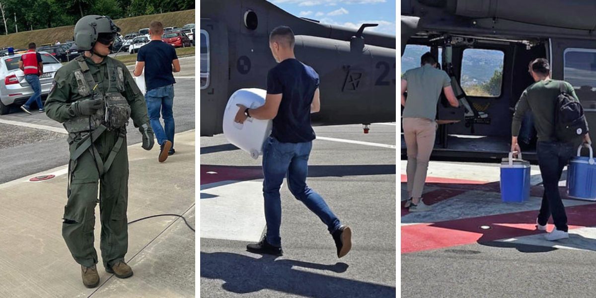 Spašen još jedan život uz potporu helikopterske posade Black Hawka
