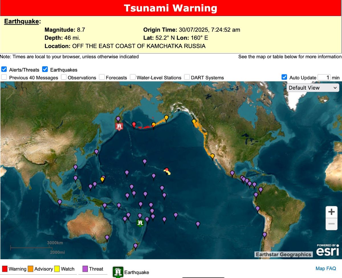 Je li se noćas dogodio najjači potres u povijesti, tsunami od Japana do Kalifornije