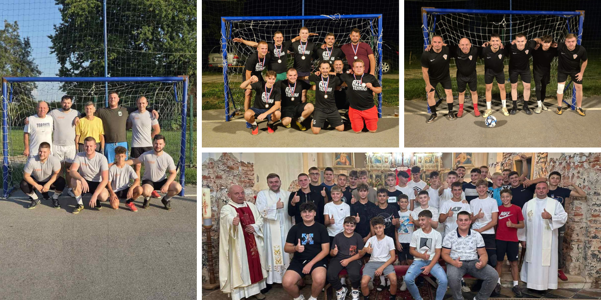 [FOTO] Tri dana vjere i sporta u susjedstvu: Nogomet zaigrali čak i svećenici