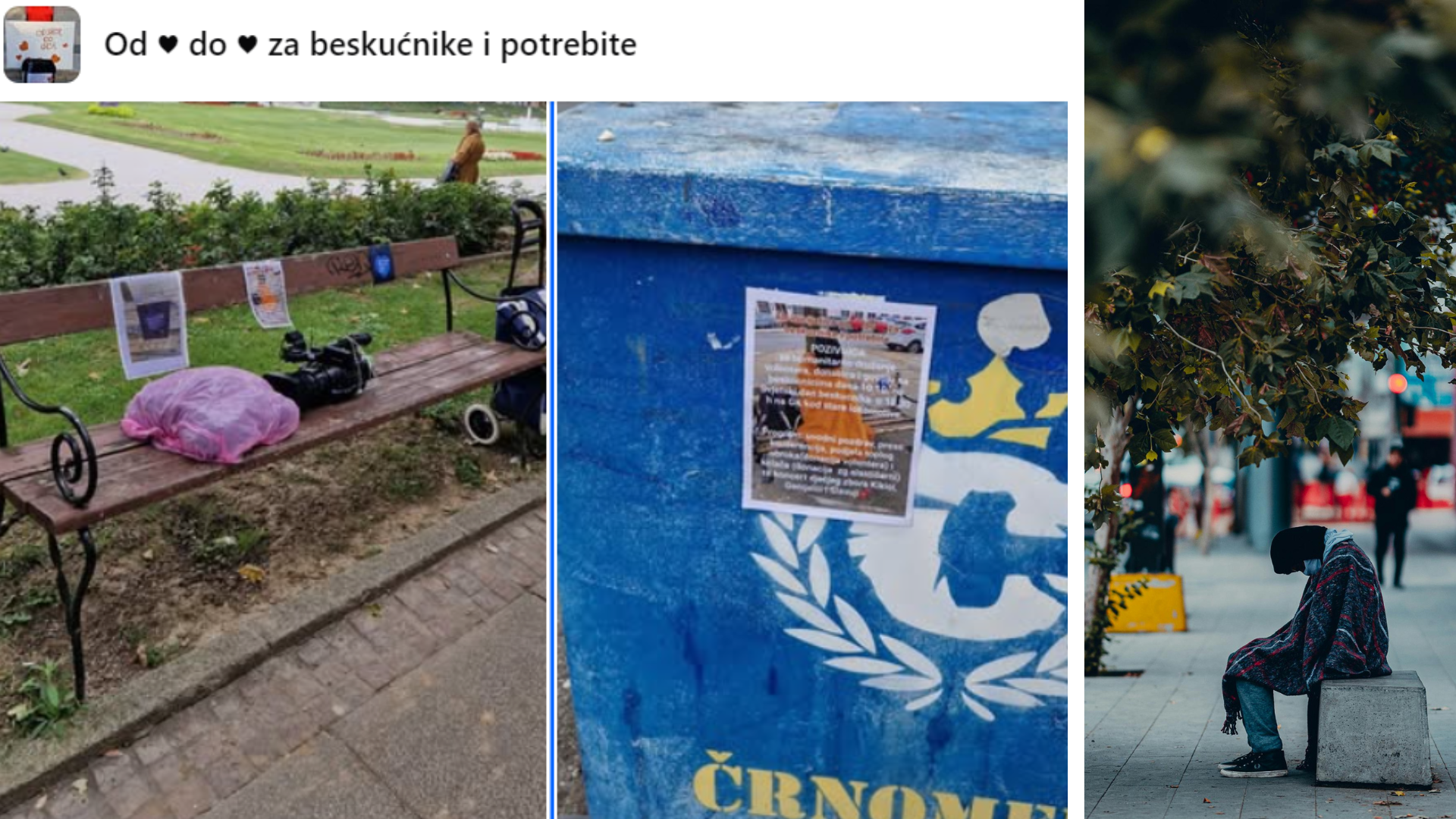 Jeste li primijetili deke na klupama? Evo o čemu je riječ