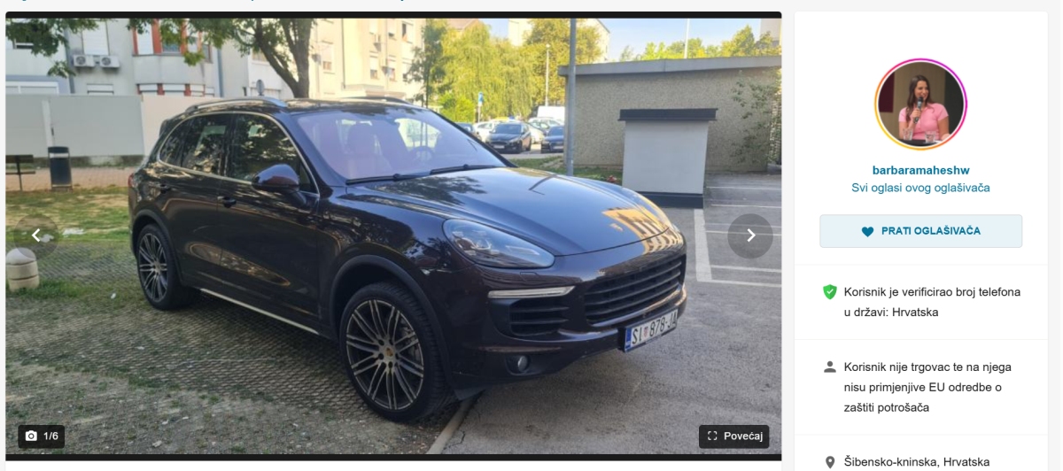 Barbara iz Šibenika prodaje mužev Porsche uz najiskrenije objašnjenje ikad