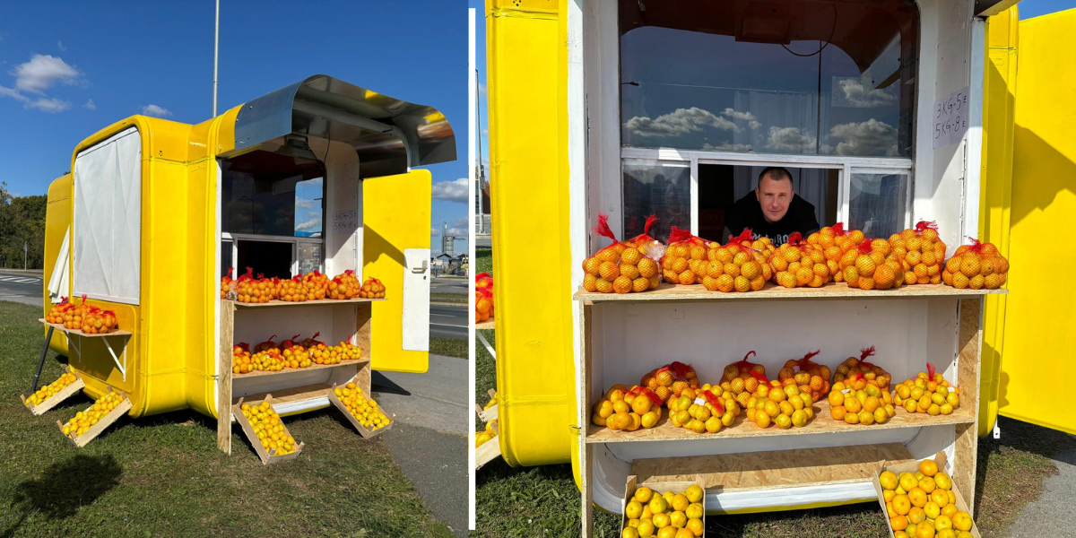Retro kiosk osvanuo s mirisom agruma: Doznali smo tko se krije iza ove domišljate ideje