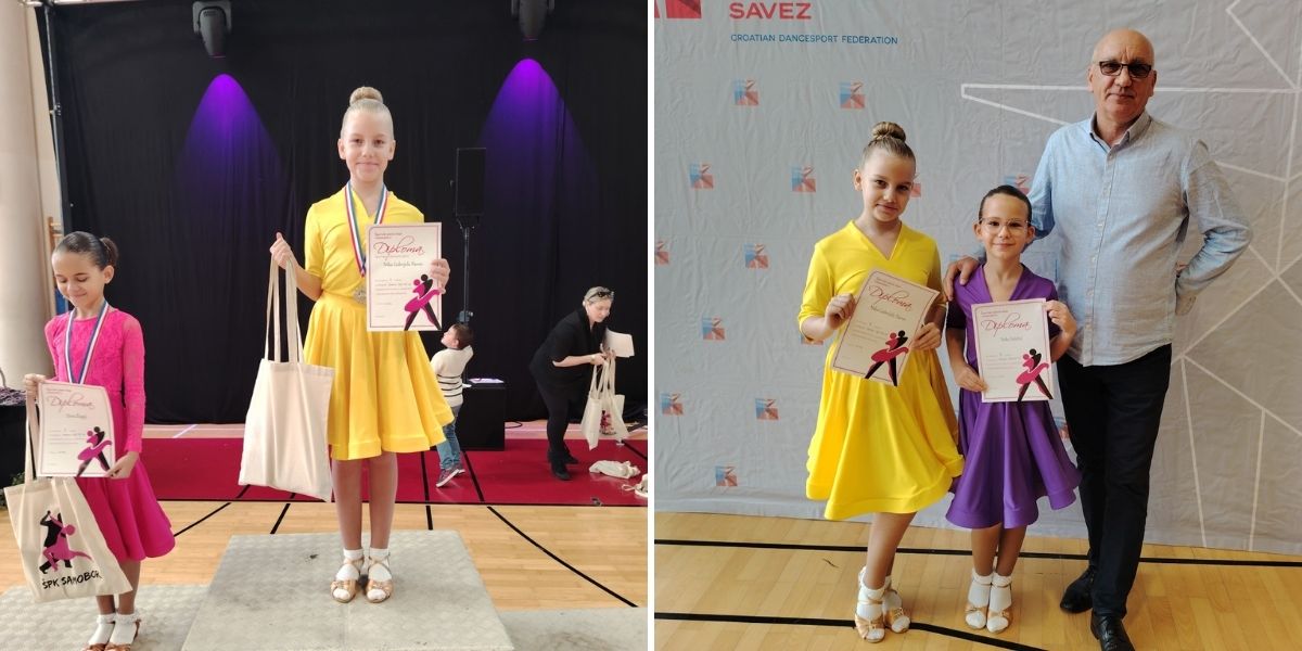 Naše mlade plesačice ponovno briljirale: Postolje, medalje i visoki plasmani
