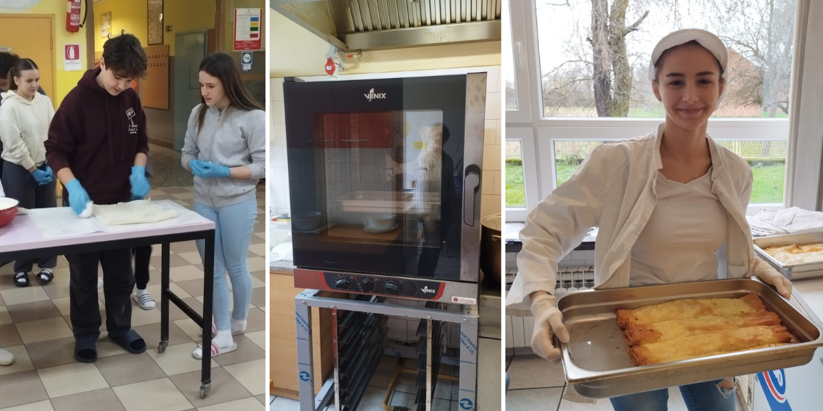 Ovo niste vidjeli: Osnovnoškolci pripremaju štrudle, trgance i lazanje... i to za cijelu školu!”