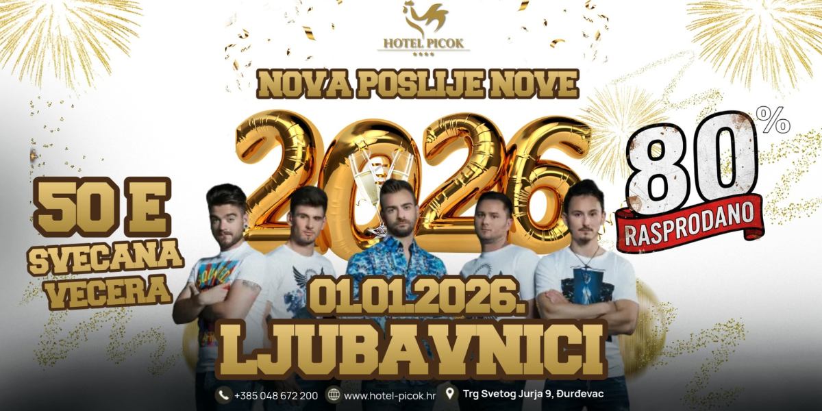 Vodimo Vas na reprizu dočeka Nove godine, evo svih detalja