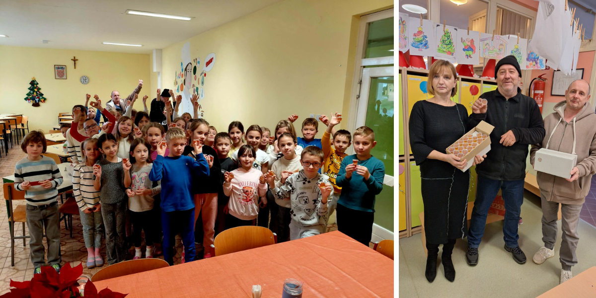 Slatki pokloni: Evo kako su pčelari razveselili najmlađe
