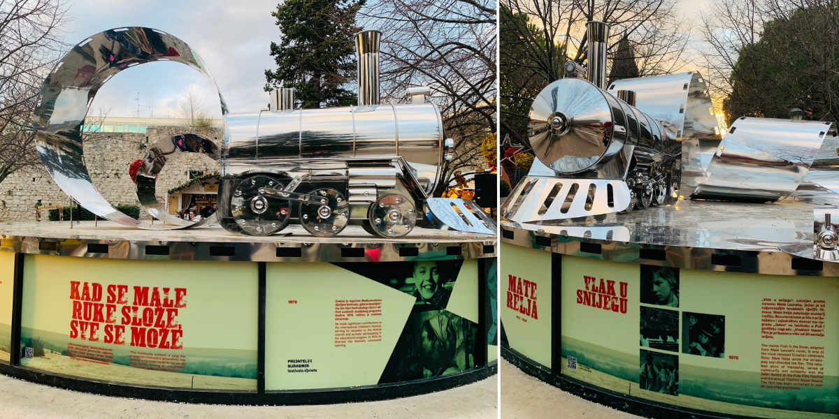 Vlak u snijegu povezao Šibenik i Veliki Grđevac: Malo tko zna ovu filmsku poveznicu